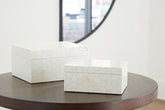Orleans Furniture - Ashley Furniture - Aldenburg Box (Set of 2) - Box Set (Set of 2) / Cream - A2000690